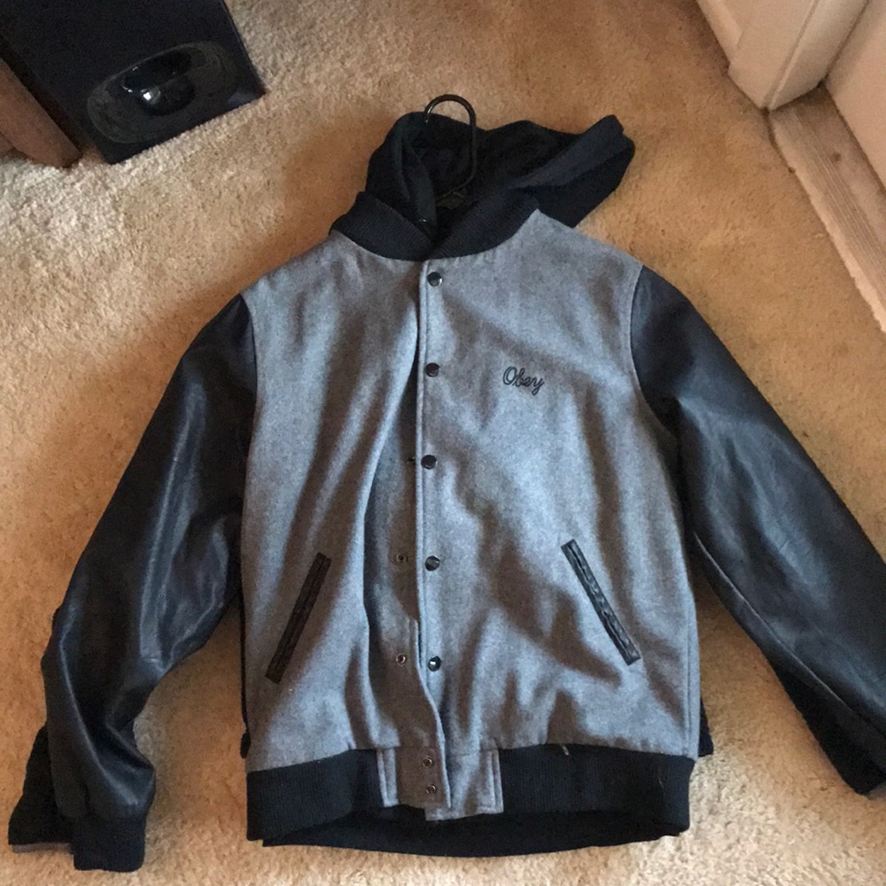 Obey bomber jacket. Very warm